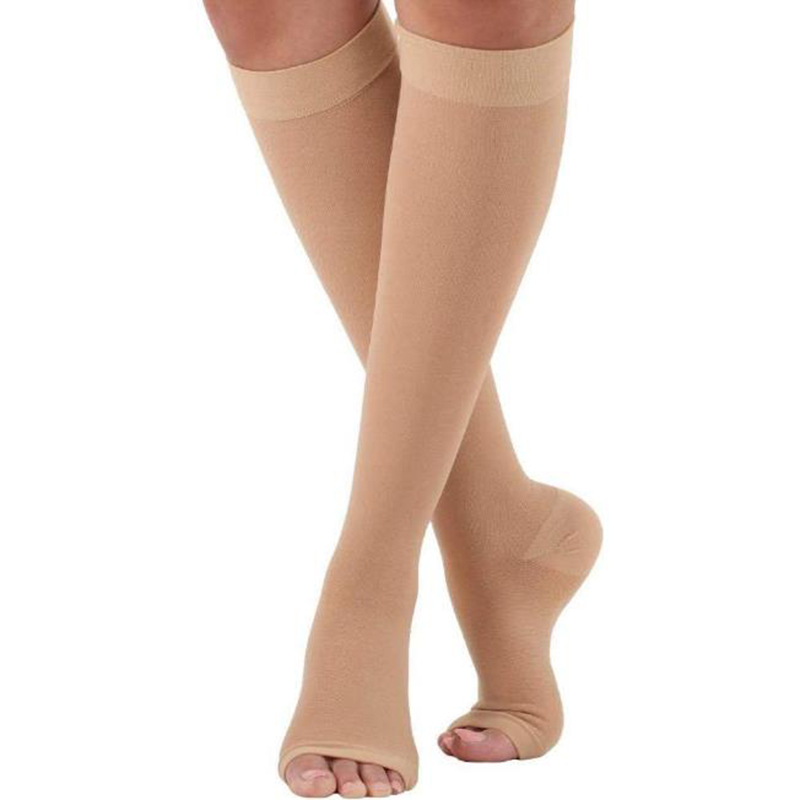 Compression Sock Medical - S-XL sıkıştırma çorap streç açık Toe