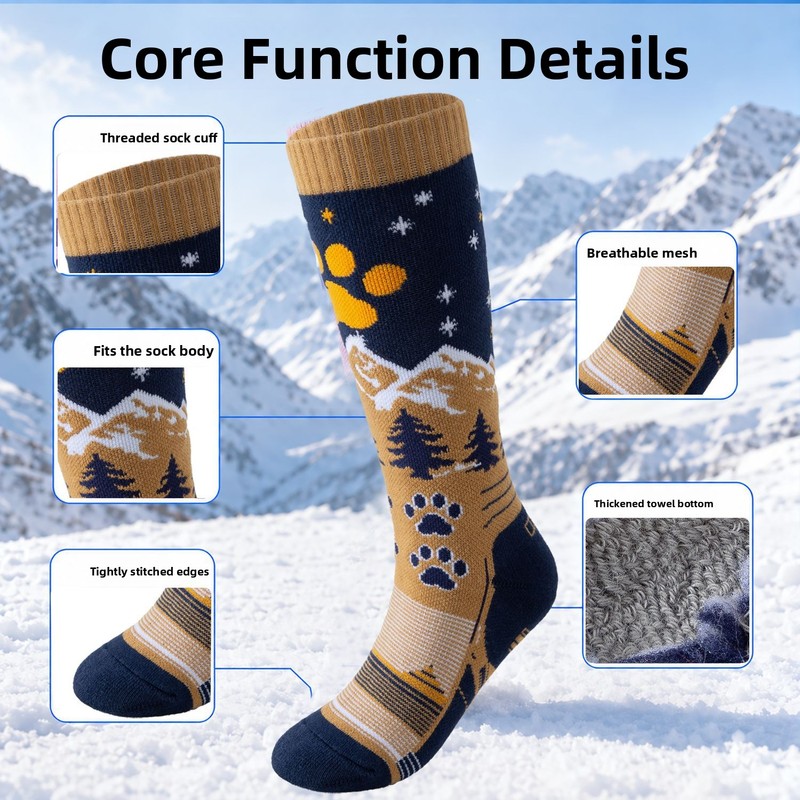 Çocuklar için Kayak Çorapları, - Thermal Sock Winter incelemesi ve fiyatı